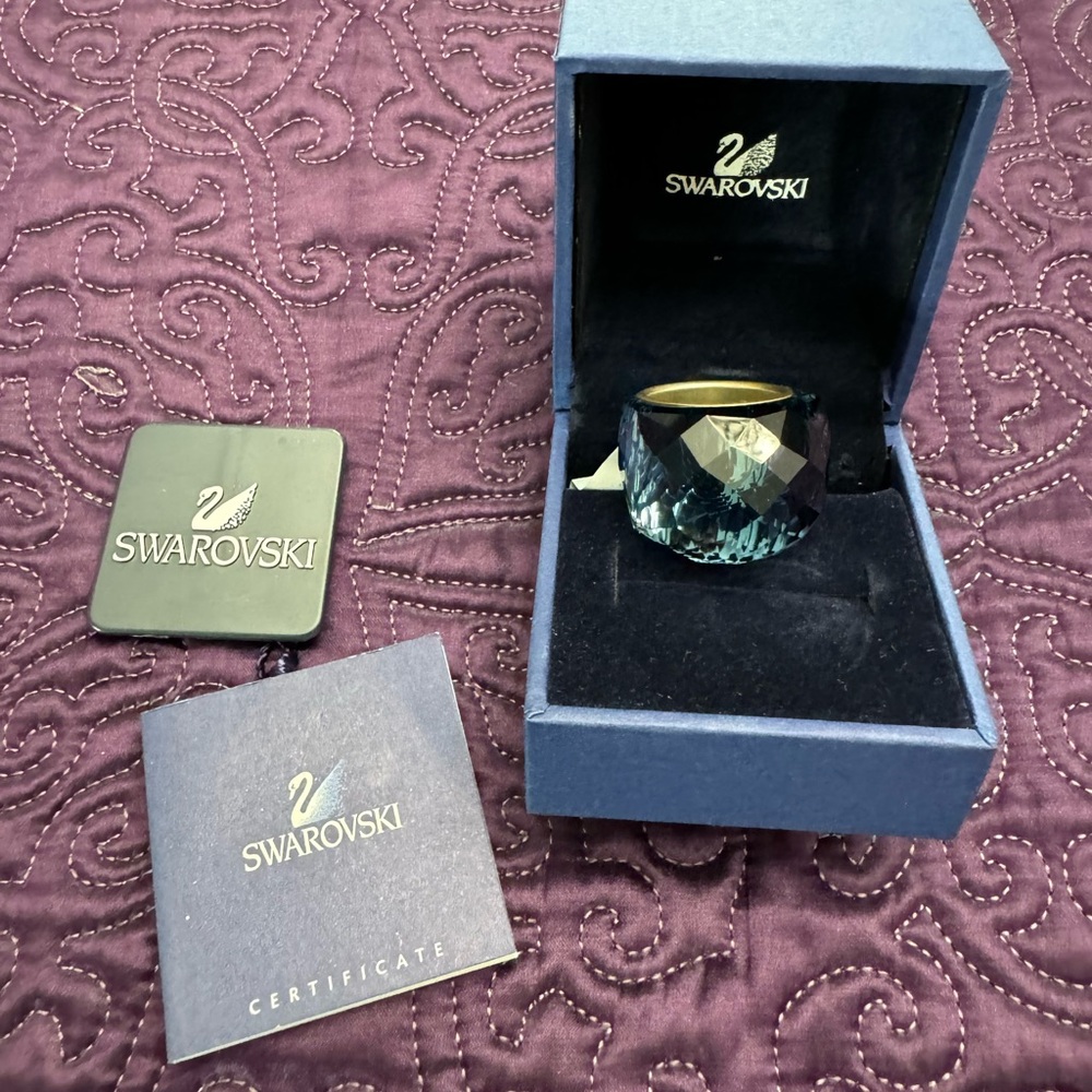 Authentic Swarovski Blue Nirvana Ring